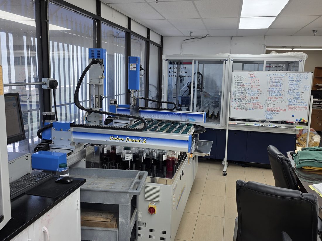 Laboratory testing bench